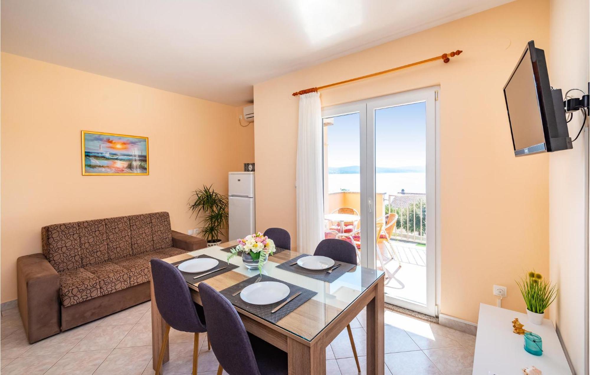 Cozy Apartment In Posedarje With House Sea View Zewnętrze zdjęcie